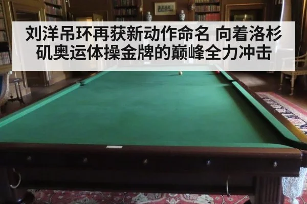 刘洋吊环再获新动作命名 向着洛杉矶奥运体操金牌的巅峰全力冲击
